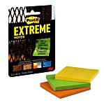 Post-It Assorted Sticky Note, 3 Notes per Pad, 76mm x 76mm