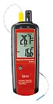 RS PRO Psychrometer, +100 °C, 100 % RH Max, ±2 % Accuracy, Backlit LCD Display, Battery-Powered