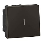 Legrand 2 Way Black Switch Insert Module 10A, Mosaic Series