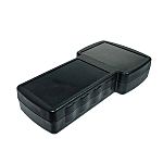 Caja portátil RS PRO de ABS Negro, 210 x 110 x 41mm, con ventana para display, muesca de teclado, IP54