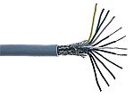 RS PRO Data Cable, 0.14 mm², Screened, 50m, Grey PVC Sheath, 26 AWG