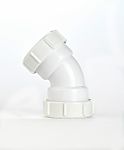 RS PRO 135° Multi-Fit Bend PVC Pipe Fitting, 40mm
