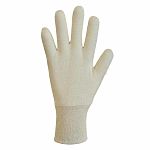 Polyco Healthline White Polycotton Gloves, Size 8