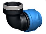 Georg Fischer 90° 90° Elbow PVC Pipe Fitting, 20mm