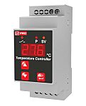 RS PRO DIN Rail On/Off Temperature Controller, 86mm 1 Input, 2 Output Analogue Relay, 230 V Supply Voltage