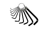 Teng Tools 10 piece L Shape Imperial Hex Key Set, 1/16 → 3/8in