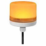 RS PRO Amber Steady Beacon, 24 Vdc, Screw Mount, LED Bulb, IP66