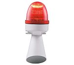 Indicator luminoso y acústico LED RS PRO, 24 V CC, Rojo, Intermitente