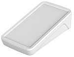 Caja de consola Bopla, serie BoPad, de ABS de color Blanco, con frontal inclinado, 200 x 105 x 53.6mm