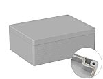 RS PRO Grey ABS General Purpose Enclosure, IP66, IK07, Grey Lid, 150 x 200 x75mm