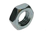 RS PRO, Zinc Plated Steel Hex Nut, DIN 439B, M4