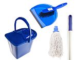  Kit ustensilios de limpieza Azul RS PRO, para