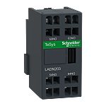 Schneider Electric Auxiliary Contact, 2 Contact, 2NO, DIN Rail Mount, TeSys D LADN