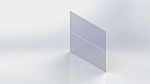 Bosch Rexroth Transparent Protective Screen Panel, 2000mm Height, 1000mm Width