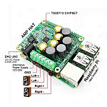 52Pi HiFi AMP Hat with 25W Amplifier for Raspberry Pi
