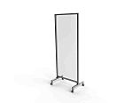 NEUTRAL Wheeled Transparent Protective Screen, 2000mm Height, 800mm Width