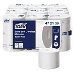 Role toaletního papíru, Bílá 18 ks 550 archů 3 vrstva Tork, sortiment: Tork Premium Střední velikost