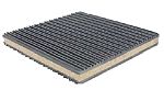 Alfombrilla antivibración RS PRO, 457mm x 457mm, Corcho, 457 x 457mm, Grosor: 22mm