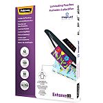 Fellowes A5 Glossy Laminator Pouches 80micron Thickness, 100 Pack Quantity