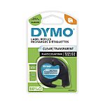 Dymo on Clear Label Printer Tape