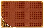 RE323-HP, Single Sided DIN 41612 D/E/F Eurocard PCB FR2 With 32 x 55 1mm Holes, 2.54 x 2.54mm Pitch, 160 x 100 x 1.5mm