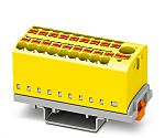 Phoenix Contact Distribution Block, 19 Way, 4mm², 24A, 690 V, Blue