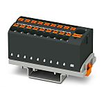 Phoenix Contact Distribution Block, 19 Way, 4mm², 24A, 690 V, Black