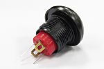 RS PRO Illuminated Push Button Switch, Momentary, Panel Mount, 13.6mm Cutout, SPST, Red LED, 50V dc / 250V ac, IP67