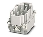 Phoenix Contact Heavy Duty Power Connector Insert, 16A, Male, HC-B10 Series, 10 Contacts
