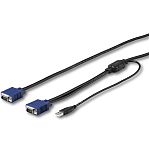 StarTech.com Male VGA to Male USB A; VGA KVM Cable