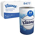 Kimberly Clark 7560 Sheets Toilet Roll, 2 ply
