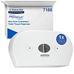 Kimberly Clark White Plastic Toilet Paper Dispenser, 464mm x 133mm x 274mm