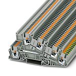 Phoenix Contact 5-Way Earth Terminal Block, 12 AWG Wire, Push In