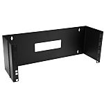 StarTech.com Black 4U Steel Bracket , with 2-Post Wall Mount Frame