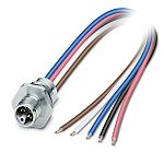 Phoenix Contact, 1068 IP67 Rear Mount 4P Power Connector Plug, Rated At 16A, 63 V