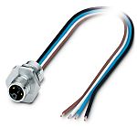Phoenix Contact, 1425 IP67 Rear Mount 4P Power Connector Plug, Rated At 16A, 63 V