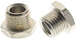 RS PRO 3/8 in Male Nickel Plated Brass Plug Fitting for 9.5mm