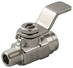 RS PRO Stainless Steel Ball Valve, Process Ball Valve 3.8mm, 1/8in