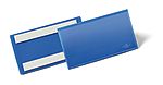 Durable Blue 150 x 67mm Smooth and rigid Logistic pockets, 67mm Height, 150mm Width