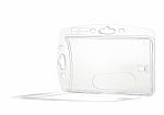 Durable Transparent Polystyrene Name Badge