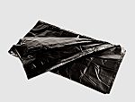 Cromwell Polythene Black LDPE Bin Bag, 300L Capacity, 35μm Thickness, 100 per Package