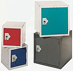 Zamykací skříňka 1dveřová Modrá 457 mm x 457 mm x 457mm RS PRO
