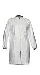 DuPont White Unisex White Lab Coat, XL