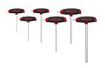Wiha 6 piece T Shape Metric Hex Key Set, 2.5 → 8mm
