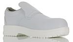 RS PRO Unisex White Composite Toe Capped Safety Shoes, UK 3, EU 36