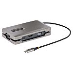 StarTech.com Triple Monitor 4K USB-C Docking Station with HDMI, VGA - 3 x USB ports, USB C