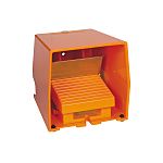 Schneider Electric Industrial Duty Momentary On-Off Foot Switch - Metal Case Material, SPDT, 270 mA @ 250 V dc, 3 A @