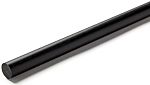 RS PRO Black Nylon Rod, 1m x 16mm Diameter