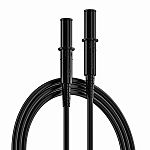 RS PRO Test Leads, 10A, 1000V, Black, 250mm Lead Length