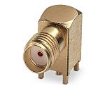 Phoenix Contact, Jack SMA Connector, Solder Termination, Right Angle Body